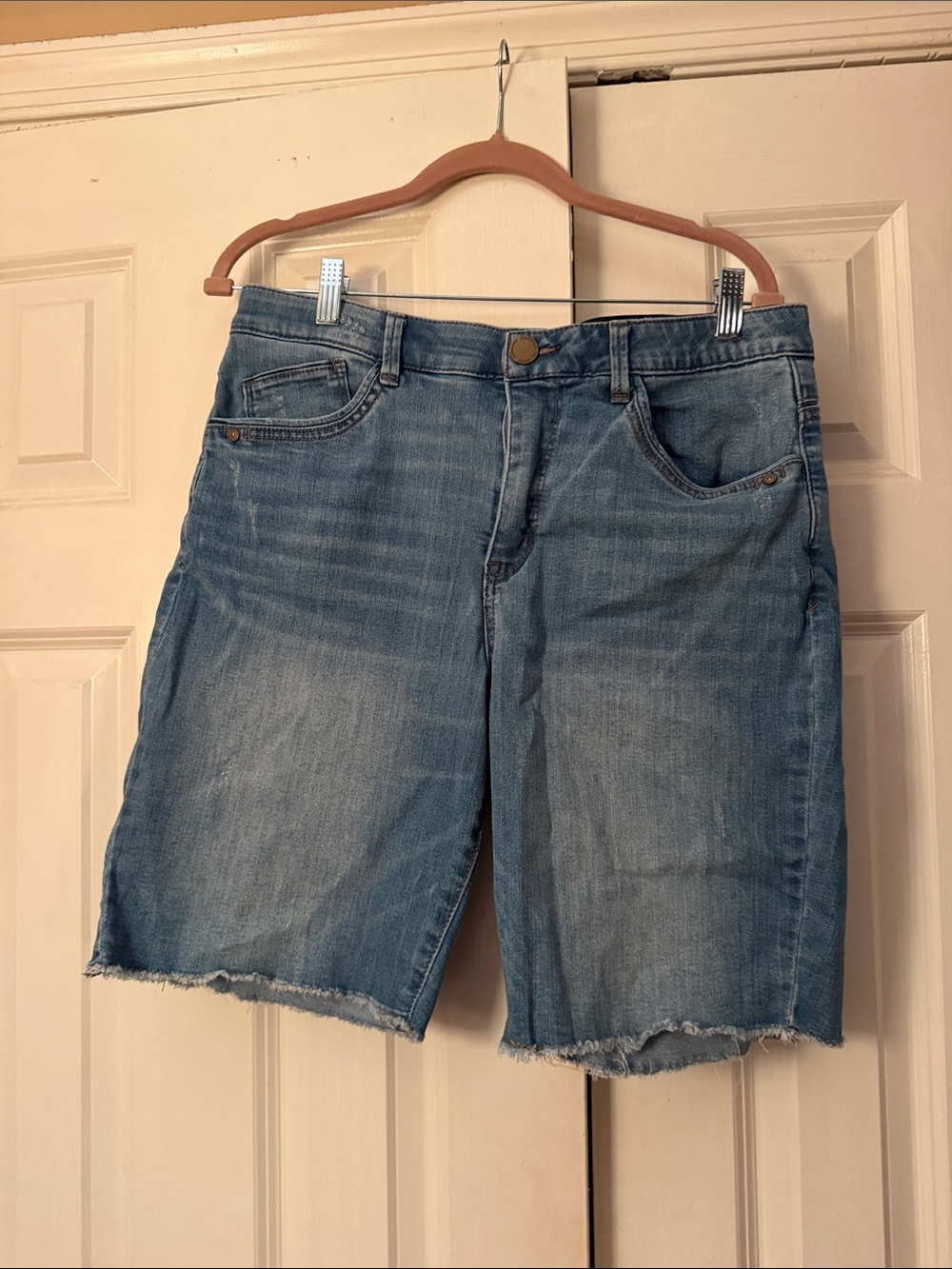 Democracy Light Blue Denim Cutoff Shorts